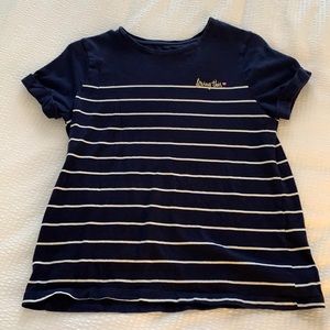Navy striped t-shirt